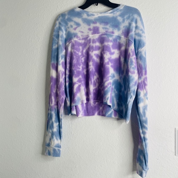 Tops - Violet Tie Dye Dreamside Crop Top